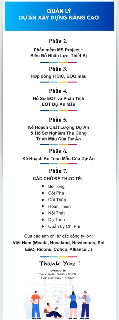 KHÓA HỌC QUẢN LÝ DỰ ÁN XÂY DỰNG CHUYÊN NGHIỆP