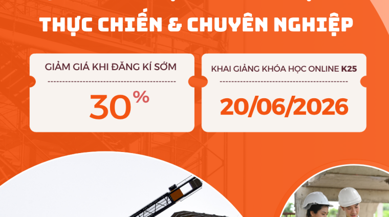 KHAI GIẢNG KHÓA HỌC QUẢN LÝ DỰ ÁN XÂY DỰNG CHUYÊN NGHIỆP